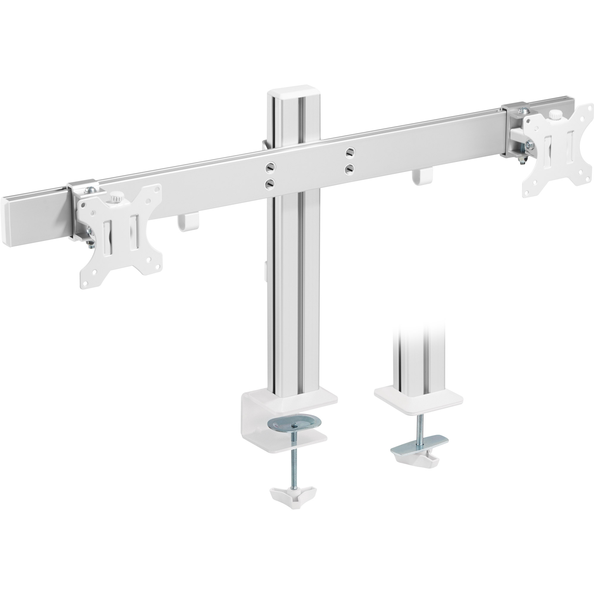 InLine® Aluminium Monitor-Tischhalterung für 2 Monitore bis 32