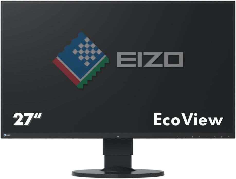 TFT EIZO FlexScan EV2750 (schwarz) - 27" (68,6 cm) 2560x1440 (WQHD) 16:9, LED, DVI-D, HDMI, DisplayPort, 1.000:1, 350 cd/m², 5ms