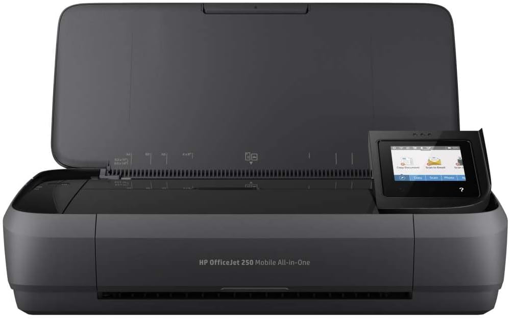 HP OfficeJet 250 Mobile AiO (3in1) BT DE-Ware - (Drucker Scanner, Kopierer, WLAN), HP ePrint, Wifi Direct, USB, inkl. Akku