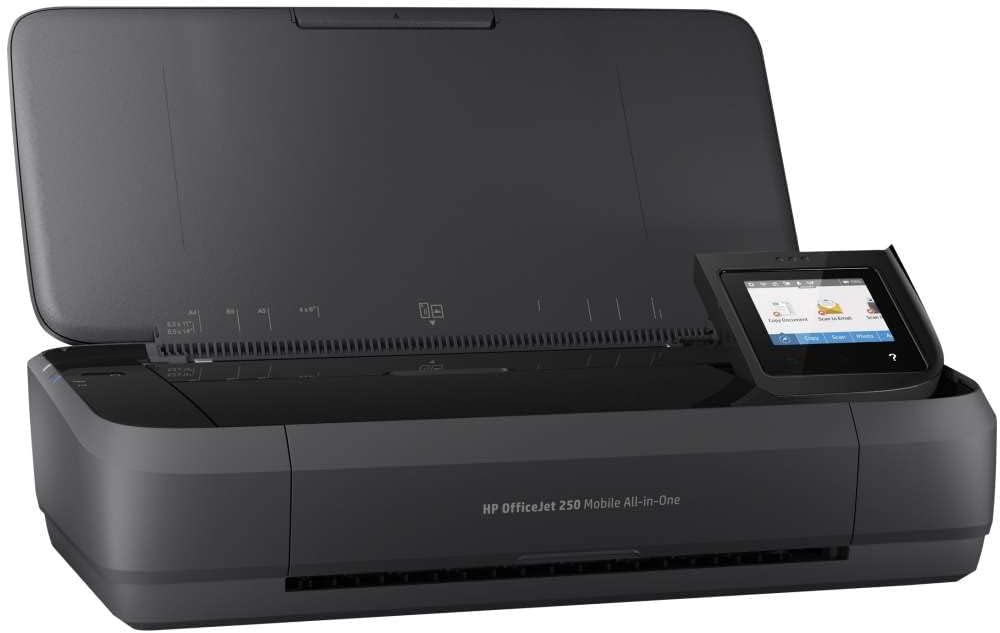 HP OfficeJet 250 Mobile AiO (3in1) BT DE-Ware - (Drucker Scanner, Kopierer, WLAN), HP ePrint, Wifi Direct, USB, inkl. Akku