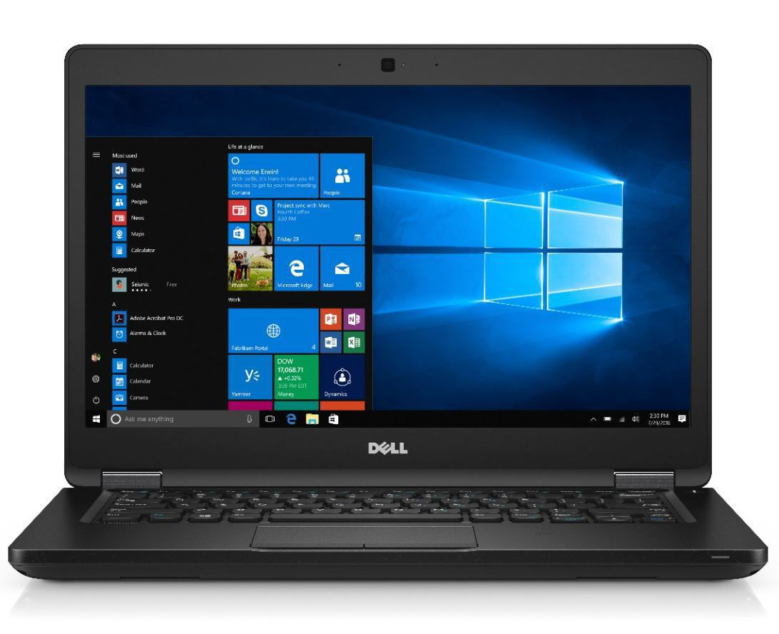 DELL Latitude 5490 - 14 Zoll (35,6 cm) 1920x1080 Core i5-8350U 1,7Ghz 8GB DDR4 RAM 256GB SSD M.2 WebCam Win11Pro